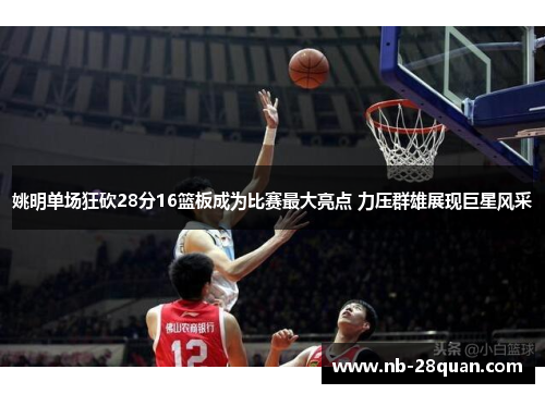 姚明单场狂砍28分16篮板成为比赛最大亮点 力压群雄展现巨星风采