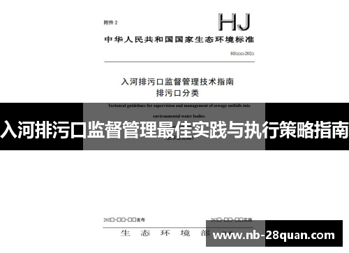 入河排污口监督管理最佳实践与执行策略指南