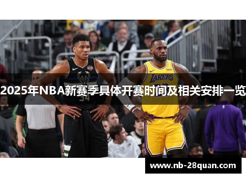 2025年NBA新赛季具体开赛时间及相关安排一览